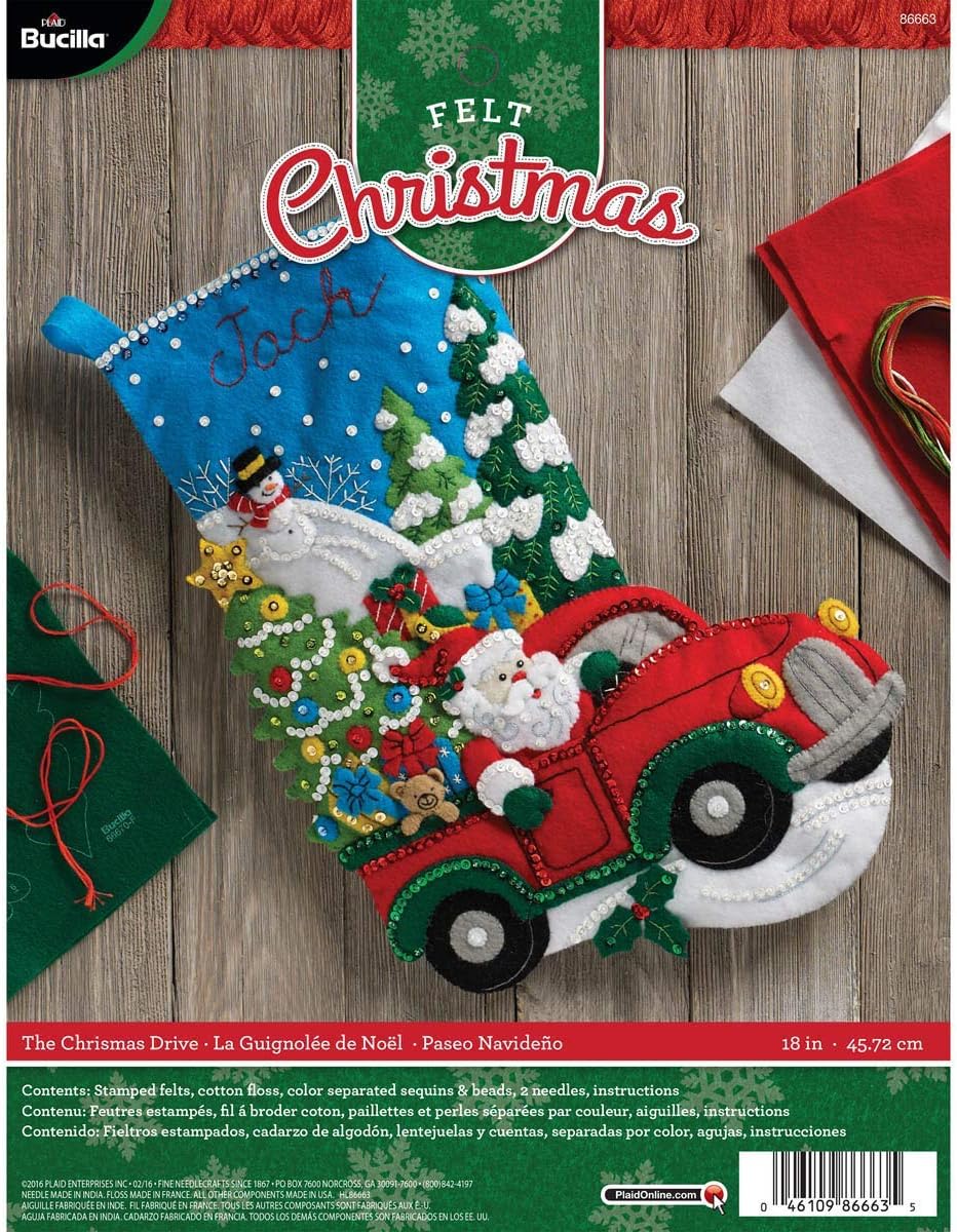The Christmas Drive Stocking (18")